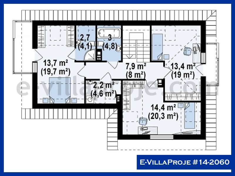 E-VillaProje #14-2060 Ev Villa Projesi Model Detayları