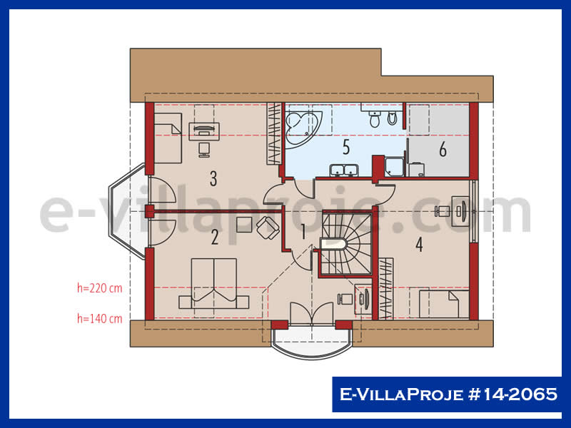 E-VillaProje #14-2065 Ev Villa Projesi Model Detayları