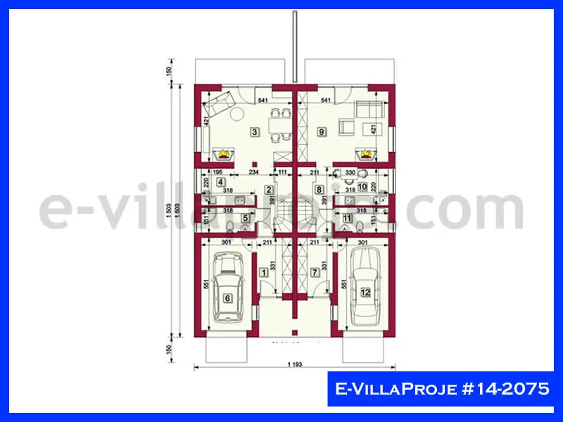 E-VillaProje #14-2075 Ev Villa Projesi Model Detayları