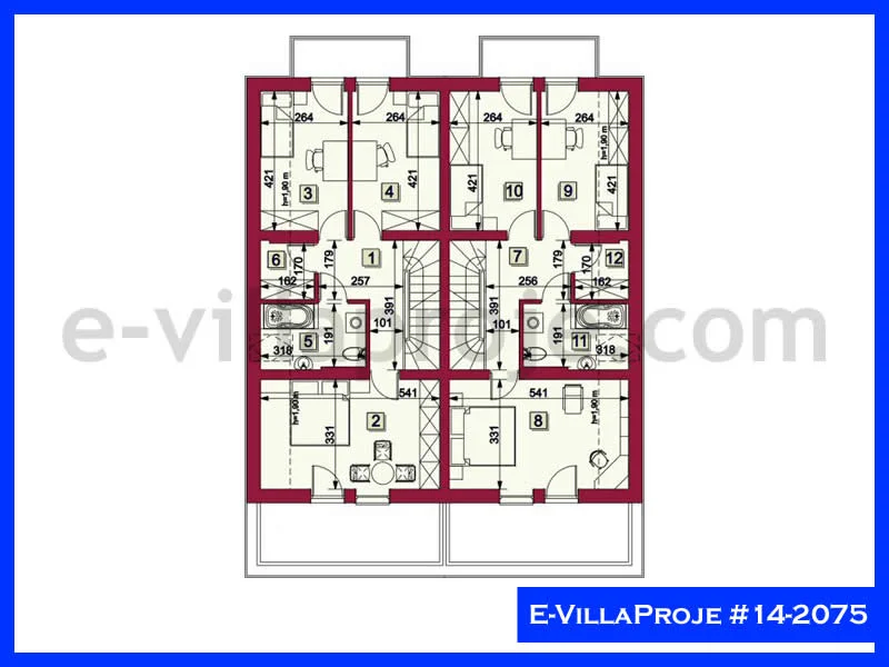 E-VillaProje #14-2075 Ev Villa Projesi Model Detayları