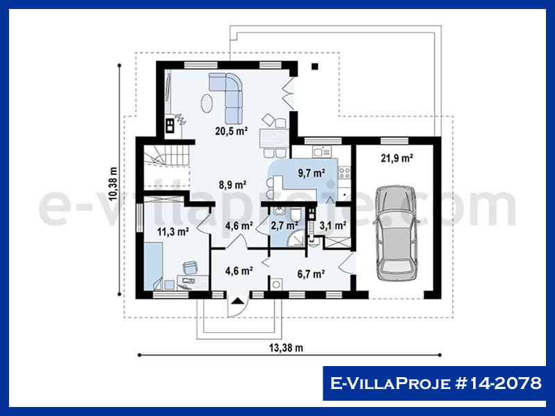 E-VillaProje #14-2078 Ev Villa Projesi Model Detayları