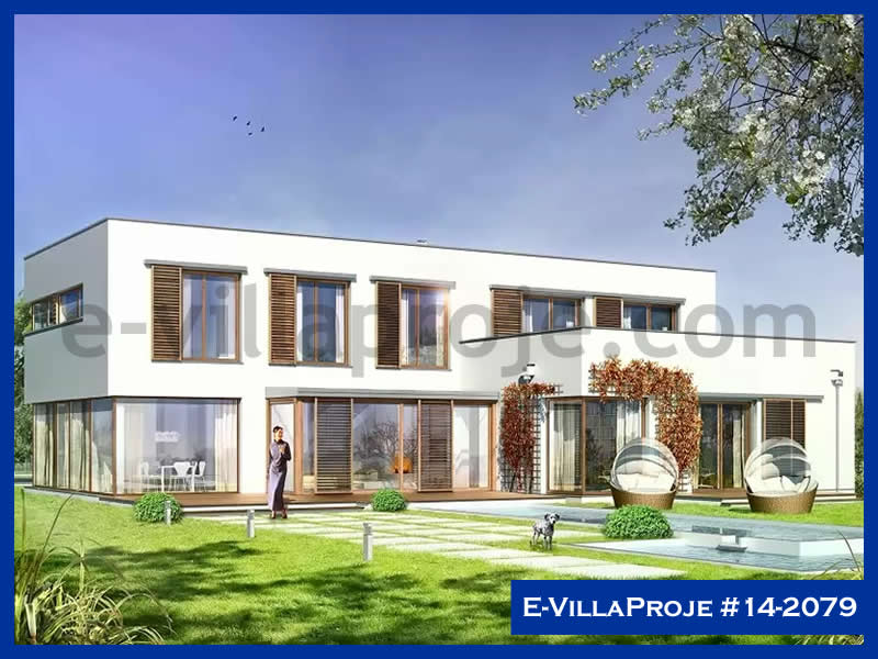 E-VillaProje #14-2079, 2 katlı, 7 yatak odalı, 2 garajlı, 436 m2