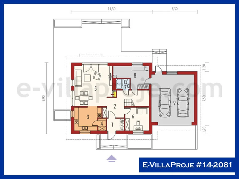 E-VillaProje #14-2081 Ev Villa Projesi Model Detayları