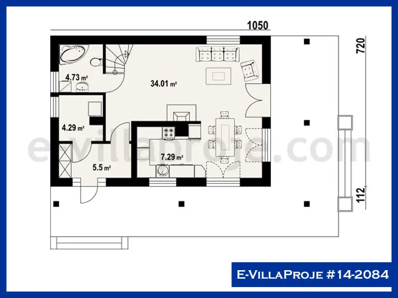 E-VillaProje #14-2084 Ev Villa Projesi Model Detayları