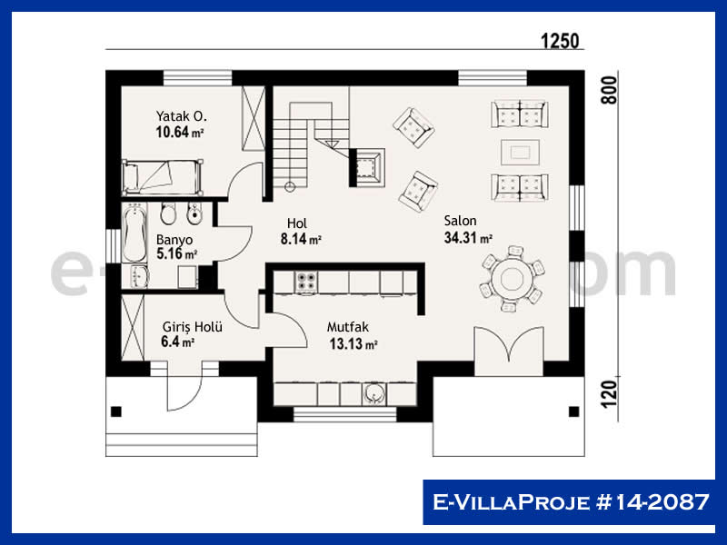 E-VillaProje #14-2087 Ev Villa Projesi Model Detayları
