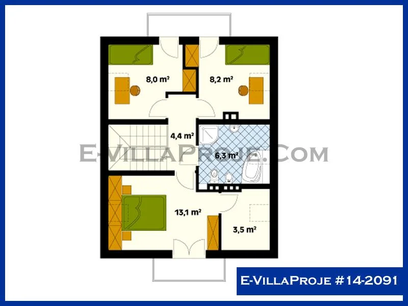 E-VillaProje #14-2091 Ev Villa Projesi Model Detayları