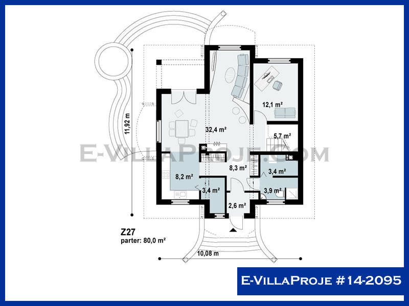 Ev Villa Proje #14 – 2095 Ev Villa Projesi Model Detayları