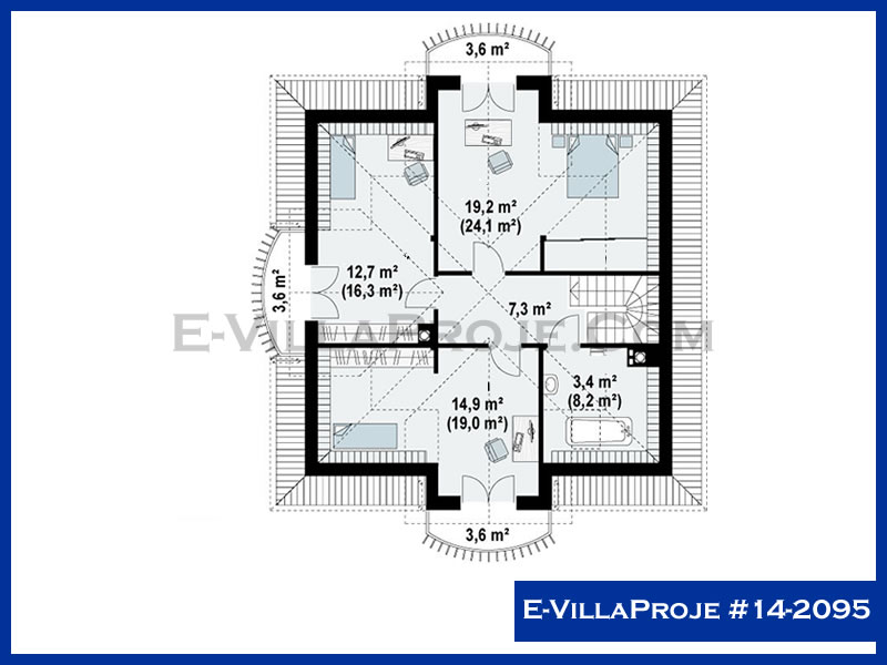 Ev Villa Proje #14 – 2095 Ev Villa Projesi Model Detayları