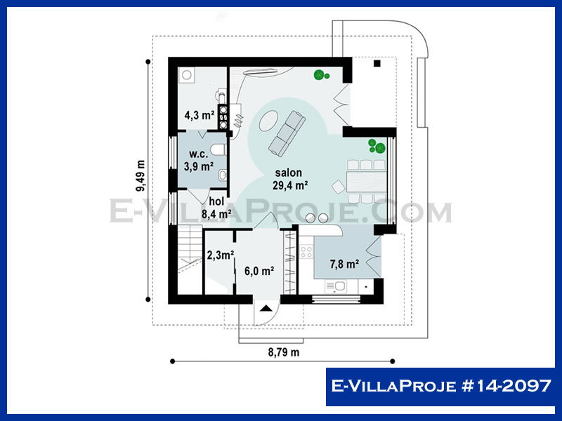 Ev Villa Proje #14 – 2097 Ev Villa Projesi Model Detayları