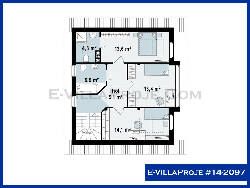 Ev Villa Proje #14 – 2097 Ev Villa Projesi Model Detayları