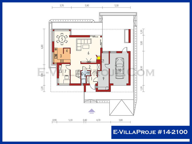 Ev Villa Proje #14 – 2100 Ev Villa Projesi Model Detayları