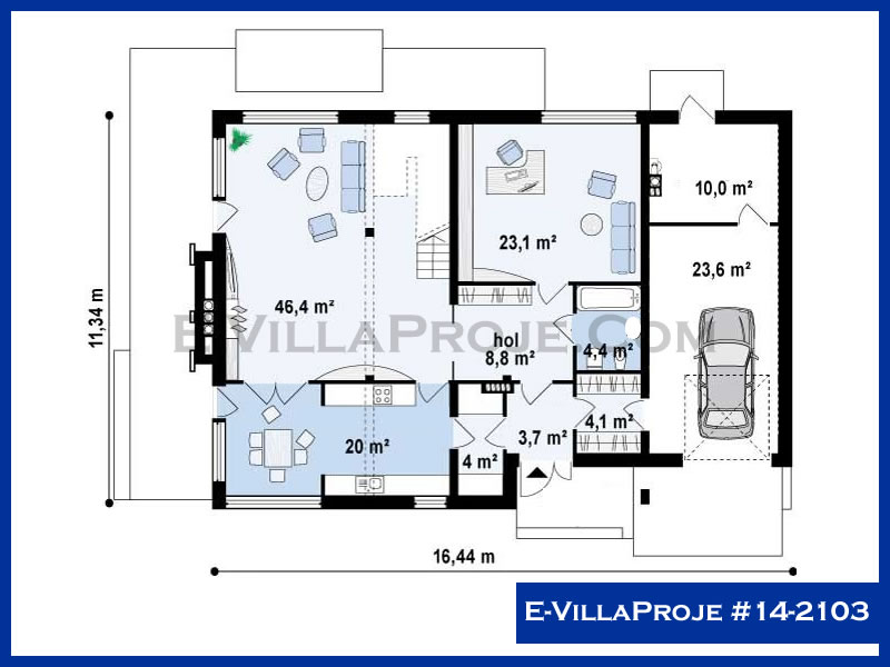 Ev Villa Proje #14 – 2103 Ev Villa Projesi Model Detayları