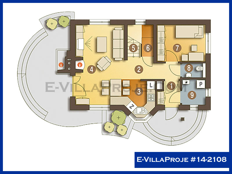 Ev Villa Proje #14 – 2108 Ev Villa Projesi Model Detayları