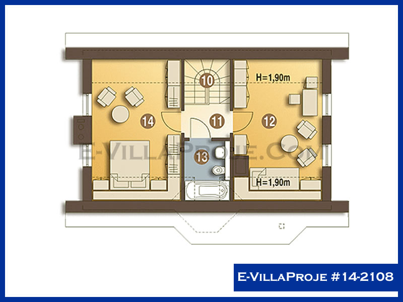 Ev Villa Proje #14 – 2108 Ev Villa Projesi Model Detayları