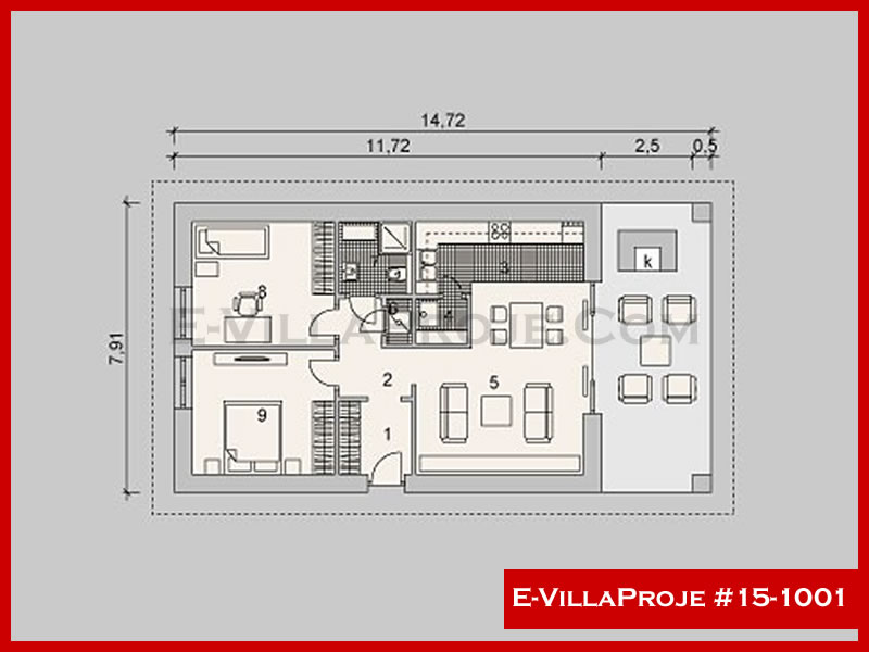 E-VillaProje #15-1001 Ev Villa Projesi Model Detayları