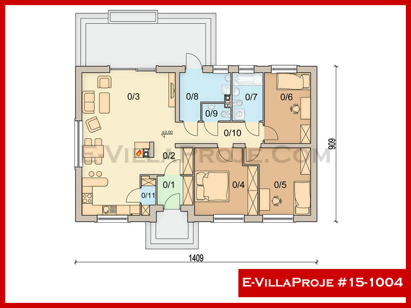 E-VillaProje #15-1004 Ev Villa Projesi Model Detayları