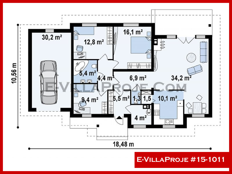 E-VillaProje #15-1011 Ev Villa Projesi Model Detayları