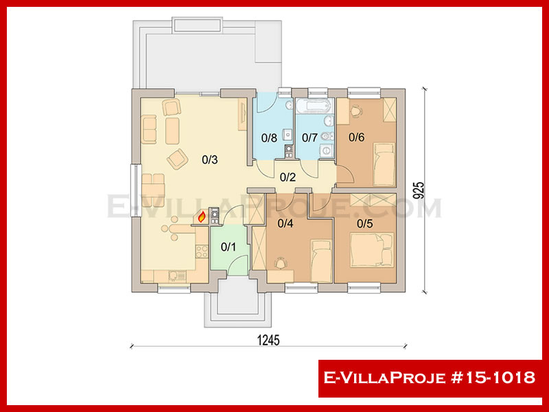 Ev Villa Proje #15 – 1018 Ev Villa Projesi Model Detayları