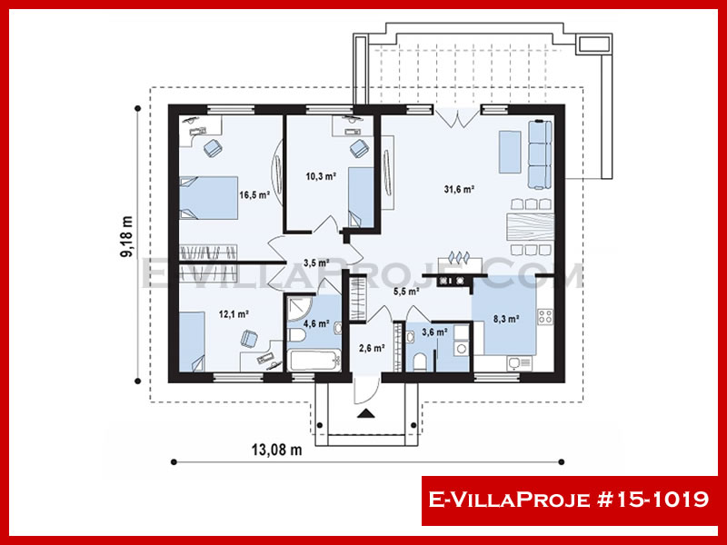 Ev Villa Proje #15 – 1019 Ev Villa Projesi Model Detayları