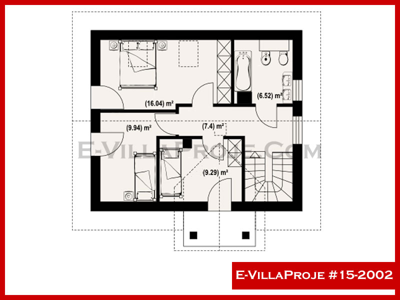 E-VillaProje #15-2002 Ev Villa Projesi Model Detayları