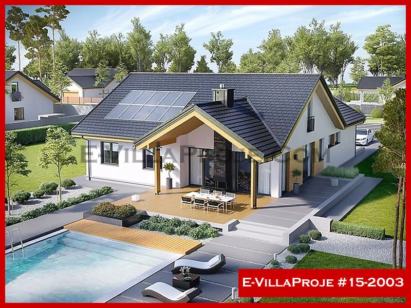 E-VillaProje #15-2003 Ev Villa Projesi Model Detayları