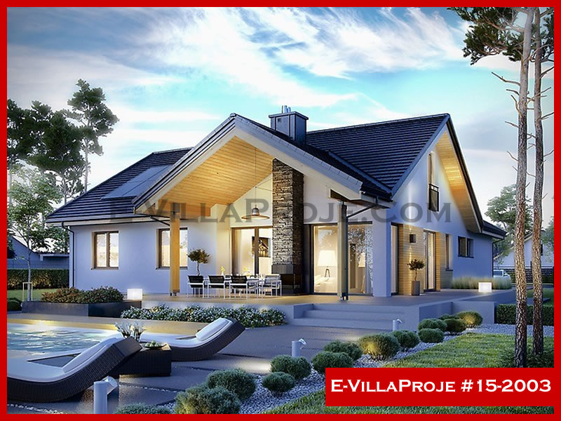 E-VillaProje #15-2003 Ev Villa Projesi Model Detayları