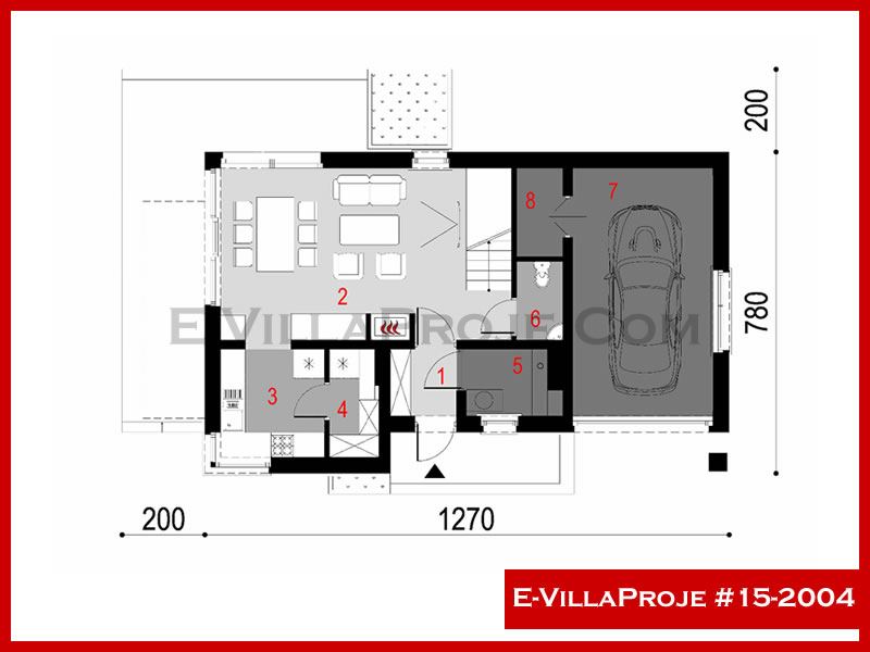 E-VillaProje #15-2004 Ev Villa Projesi Model Detayları