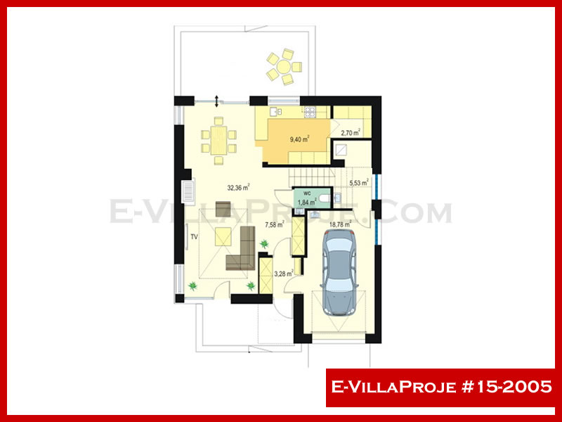 E-VillaProje #15-2005 Ev Villa Projesi Model Detayları