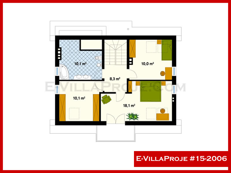 E-VillaProje #15-2006 Ev Villa Projesi Model Detayları