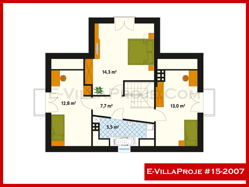 E-VillaProje #15-2007 Ev Villa Projesi Model Detayları