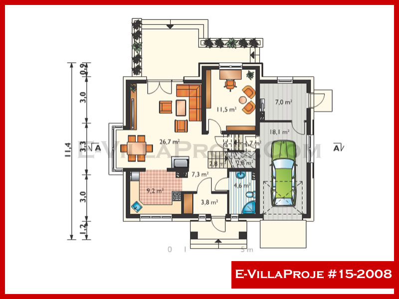 E-VillaProje #15-2008 Ev Villa Projesi Model Detayları