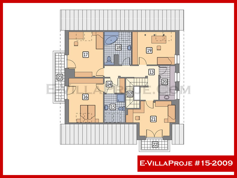 E-VillaProje #15-2009 Ev Villa Projesi Model Detayları