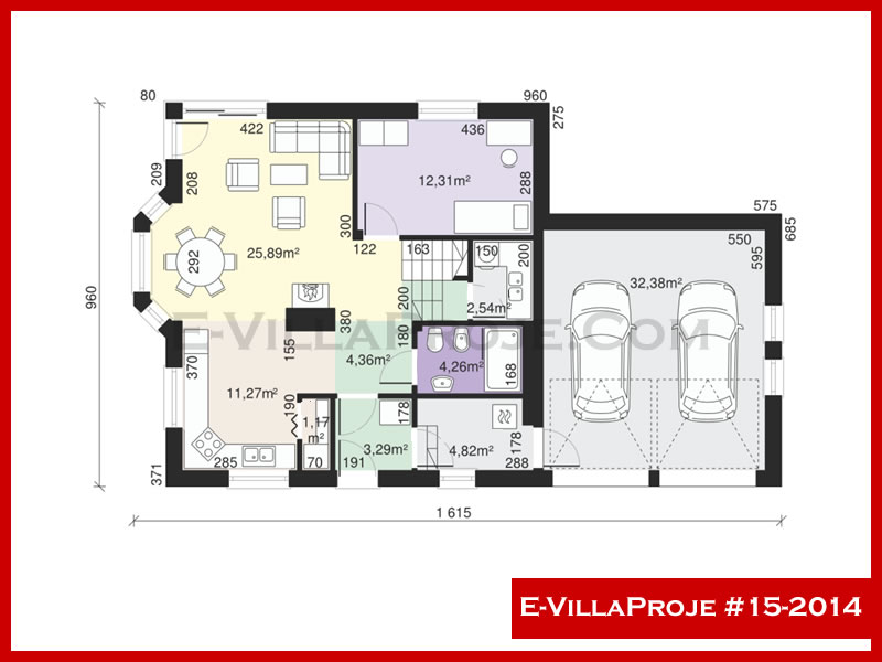 E-VillaProje #15-2014 Ev Villa Projesi Model Detayları
