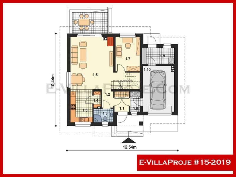 E-VillaProje #15-2019 Ev Villa Projesi Model Detayları