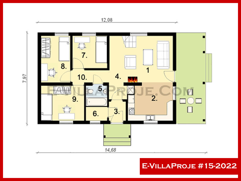 E-VillaProje #15-2022 Ev Villa Projesi Model Detayları