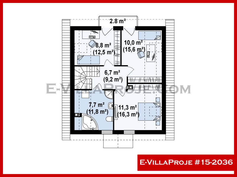 Ev Villa Proje #15 – 2036 Ev Villa Projesi Model Detayları