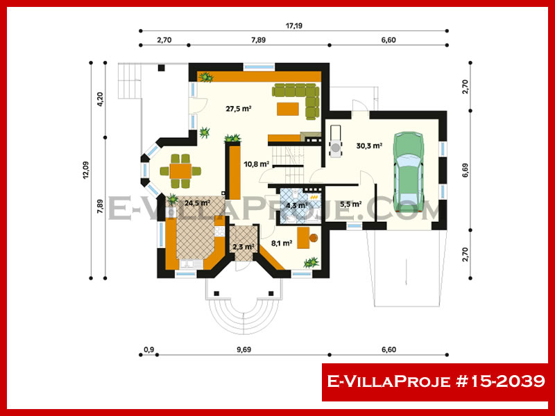 Ev Villa Proje #15 – 2039 Ev Villa Projesi Model Detayları