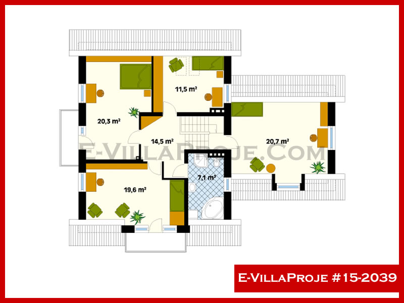 Ev Villa Proje #15 – 2039 Ev Villa Projesi Model Detayları