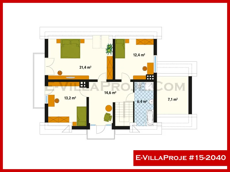 Ev Villa Proje #15 – 2040 Ev Villa Projesi Model Detayları