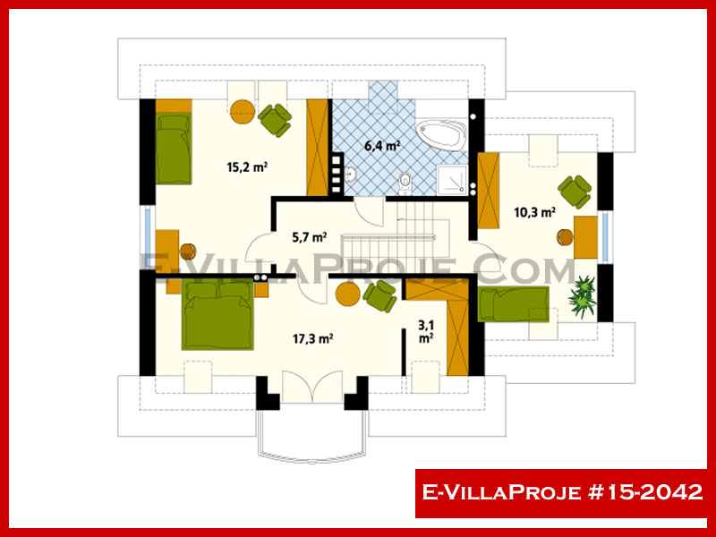 Ev Villa Proje #15 – 2042 Ev Villa Projesi Model Detayları