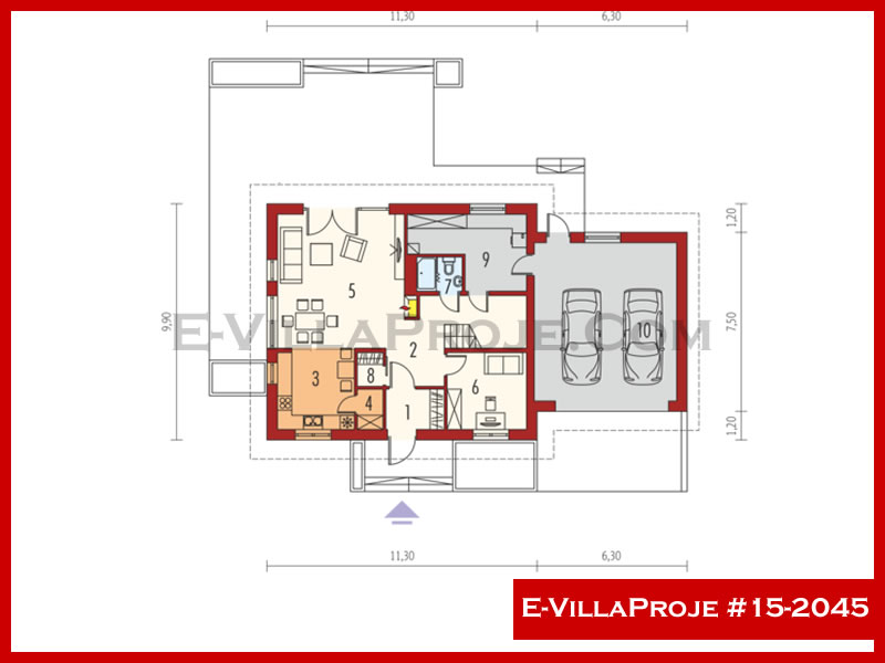 Ev Villa Proje #15 – 2045 Ev Villa Projesi Model Detayları