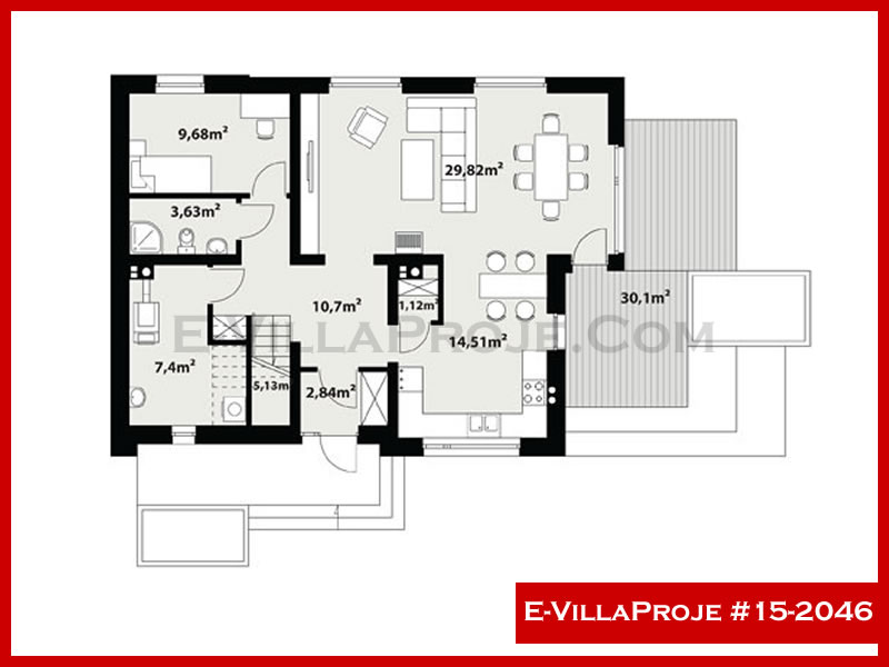 Ev Villa Proje #15 – 2046 Ev Villa Projesi Model Detayları