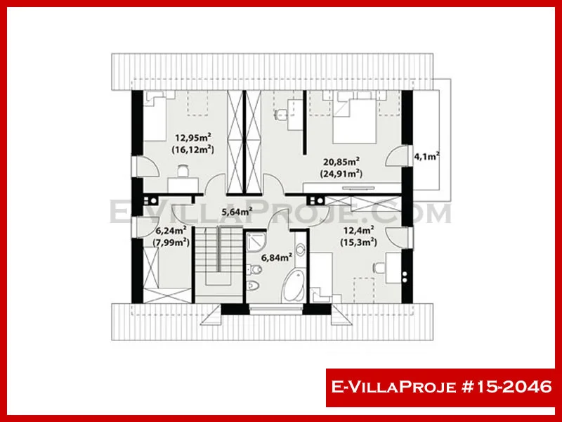 Ev Villa Proje #15 – 2046 Ev Villa Projesi Model Detayları