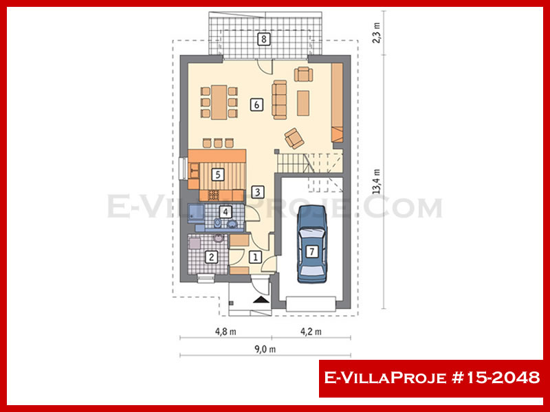 Ev Villa Proje #15 – 2048 Ev Villa Projesi Model Detayları