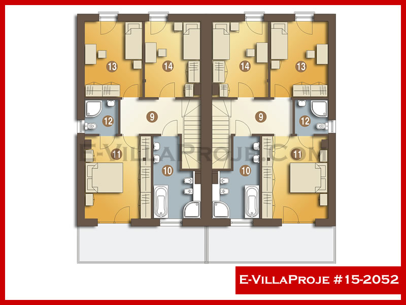 Ev Villa Proje #15 – 2052 Ev Villa Projesi Model Detayları