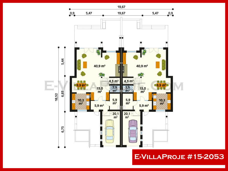 Ev Villa Proje #15 – 2053 Ev Villa Projesi Model Detayları