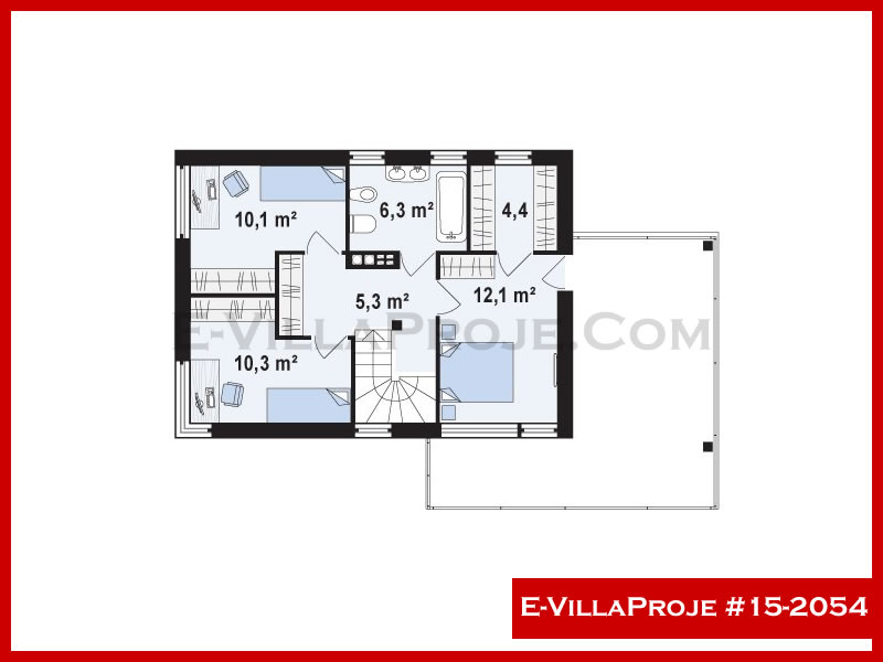 Ev Villa Proje #15 – 2054 Ev Villa Projesi Model Detayları