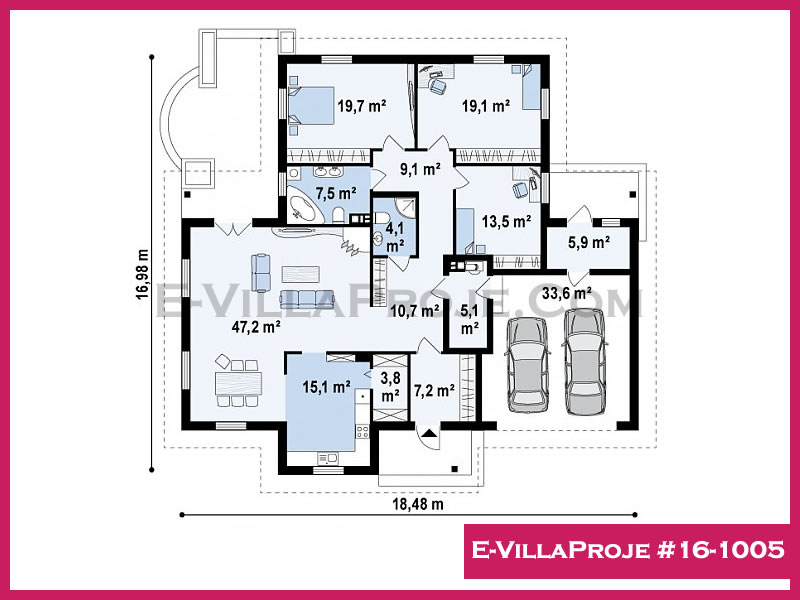 Ev Villa Proje #16-1005 Ev Villa Projesi Model Detayları