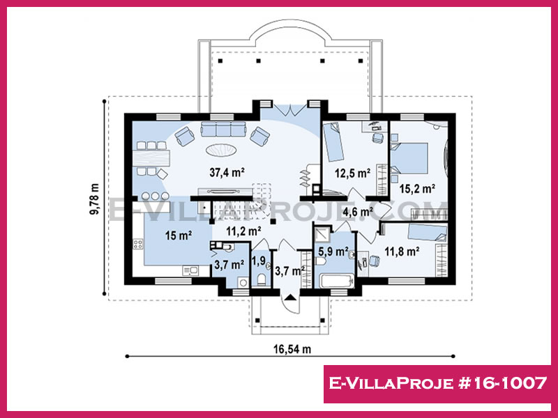 Ev Villa Proje #16-1007 Ev Villa Projesi Model Detayları