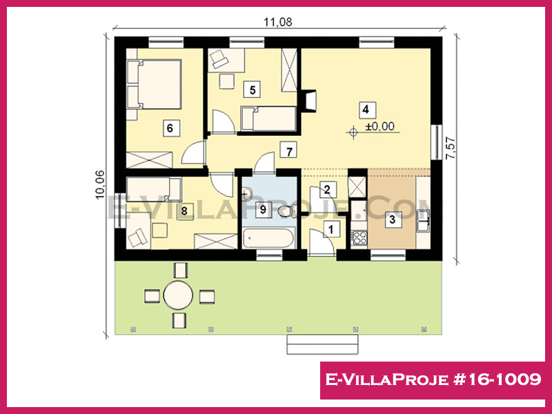 Ev Villa Proje #16-1009 Ev Villa Projesi Model Detayları